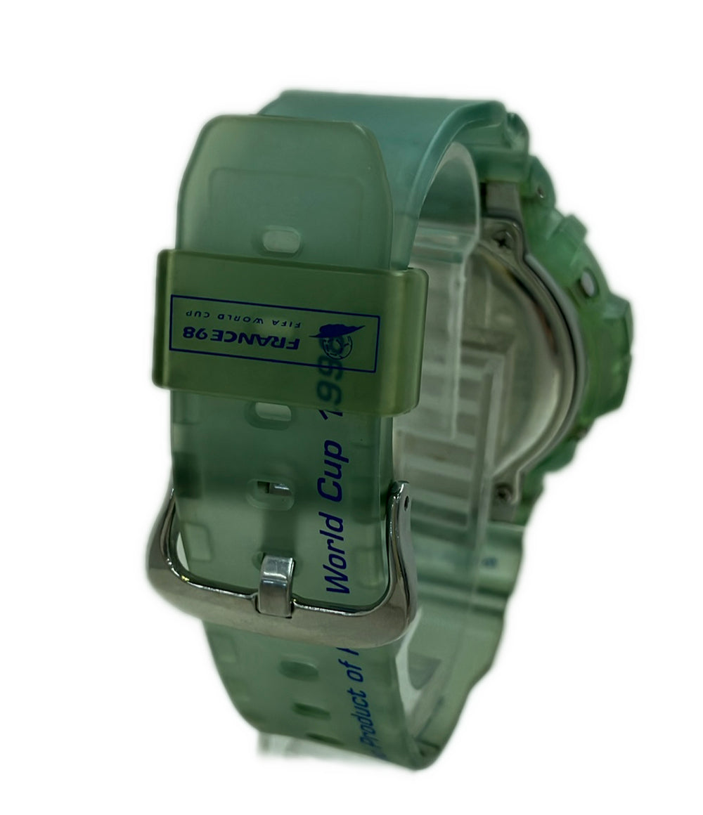 美品 CASIO 腕時計 FIFA ワールドカップ 1998 フランス G-SHOCK クオーツ DW-6900WF メンズ カシオ