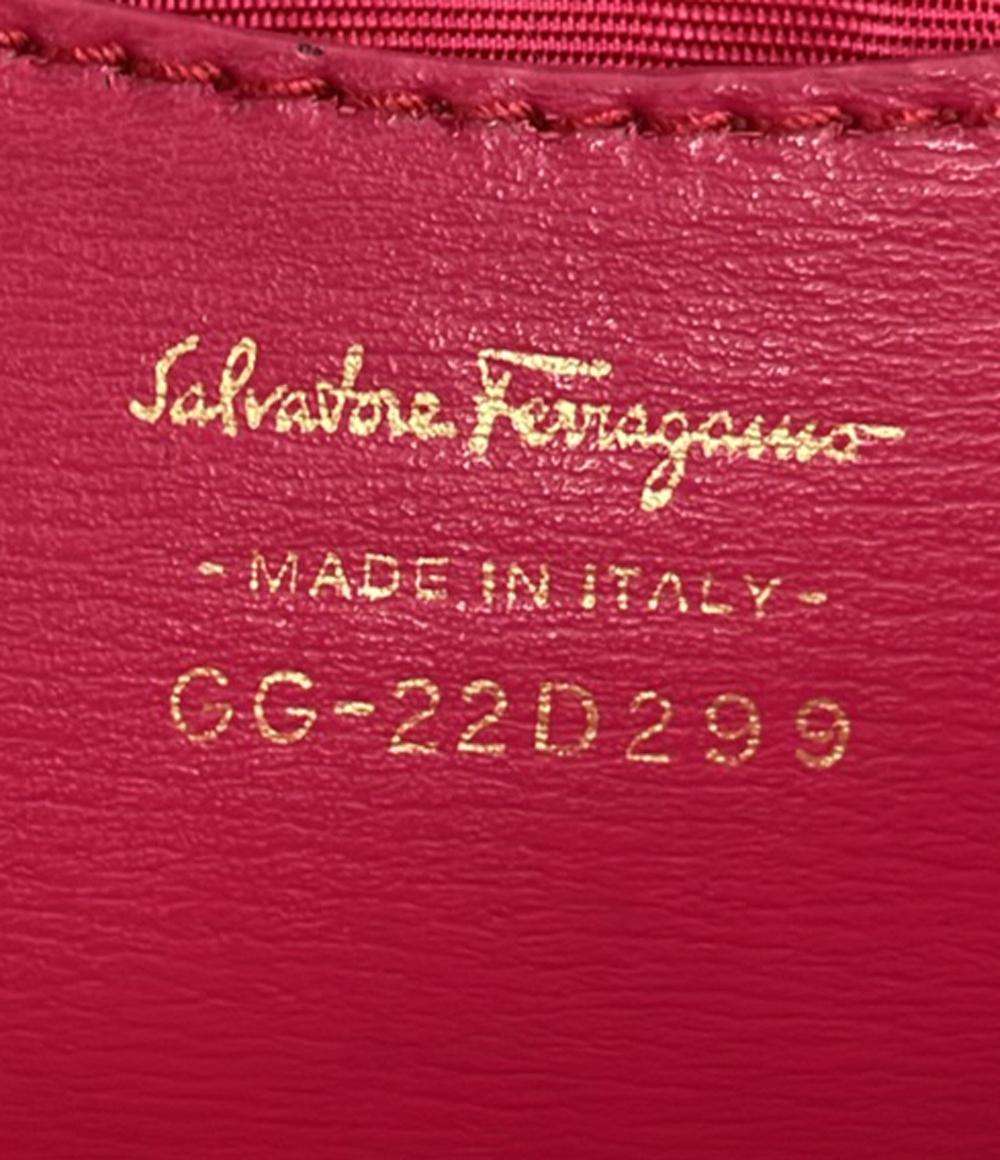 Salvatore Ferragamo クラッチバッグ レザー ガンチーニ GG-22D299 レディース サルバトーレフェラガモ