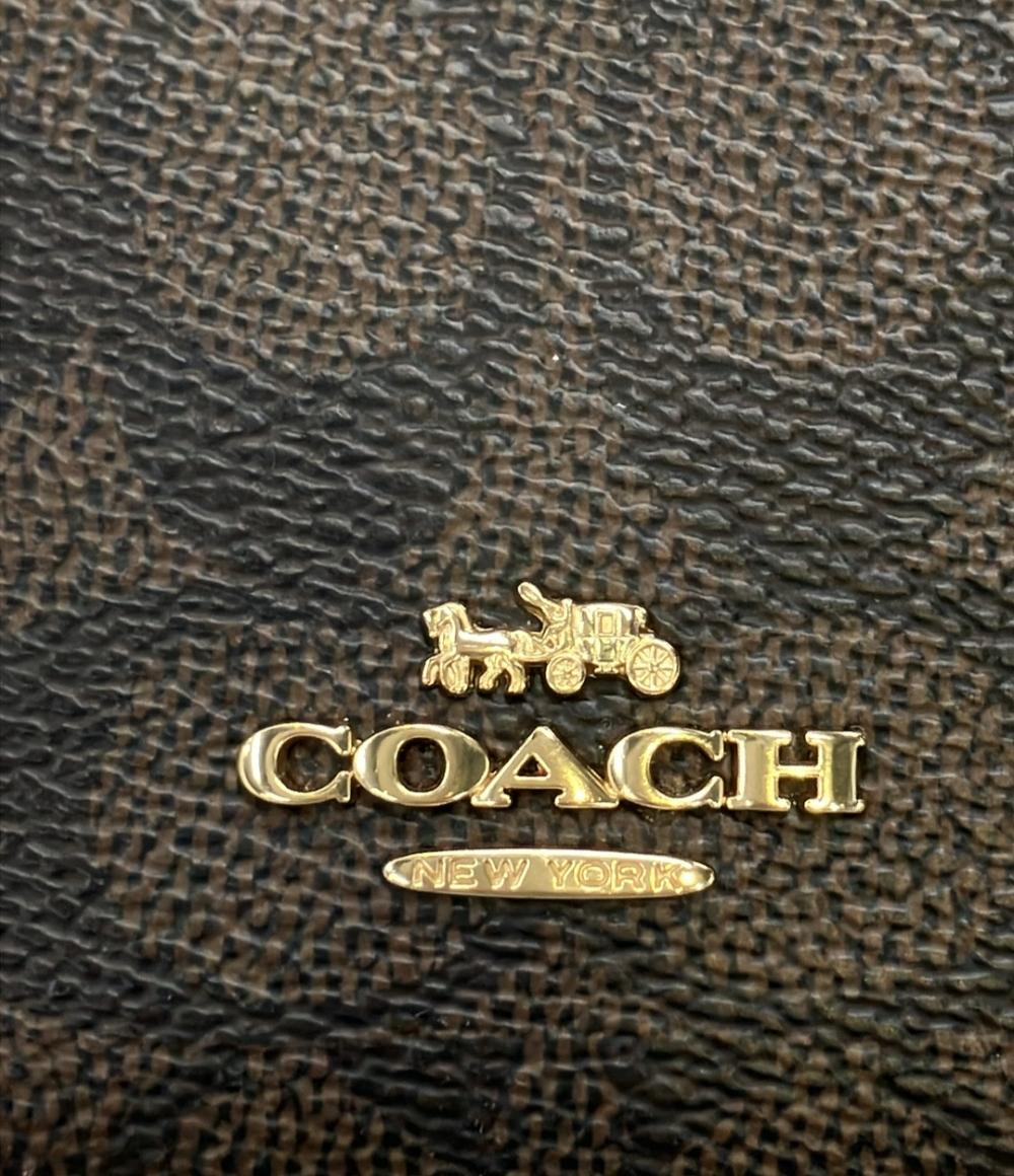 美品 COACH ショルダーバッグ 斜め掛け スマホショルダー シグネチャー レディース コーチ