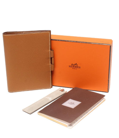 HERMES 手帳カバー □I刻印 シルバー金具 アジェンダPM レディース メンズ エルメス