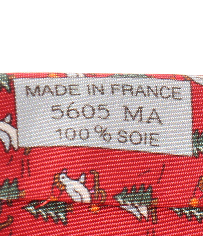 美品 HERMES ネクタイ シルク100% メンズ エルメス