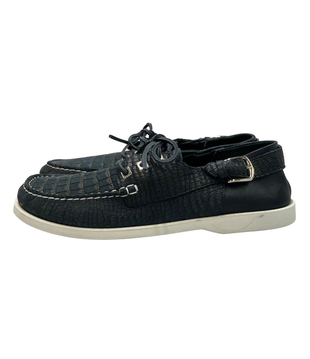 Jimmy Choo クロコ型押しローカットスニーカー メンズ SIZE 42 1/2 (27.5cm) ジミーチュウ