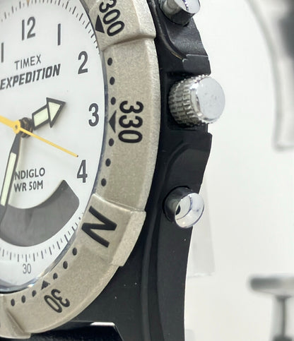 TIMEX 腕時計 クオーツ ホワイト メンズ タイメックス