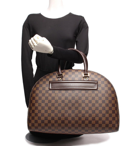ルイヴィトン ハンドバッグ ボストンバッグ ダブルファスナー開閉式 ゴールド金具 ノリータ24 ダミエ エヌベ N41454 レディース Louis Vuitton