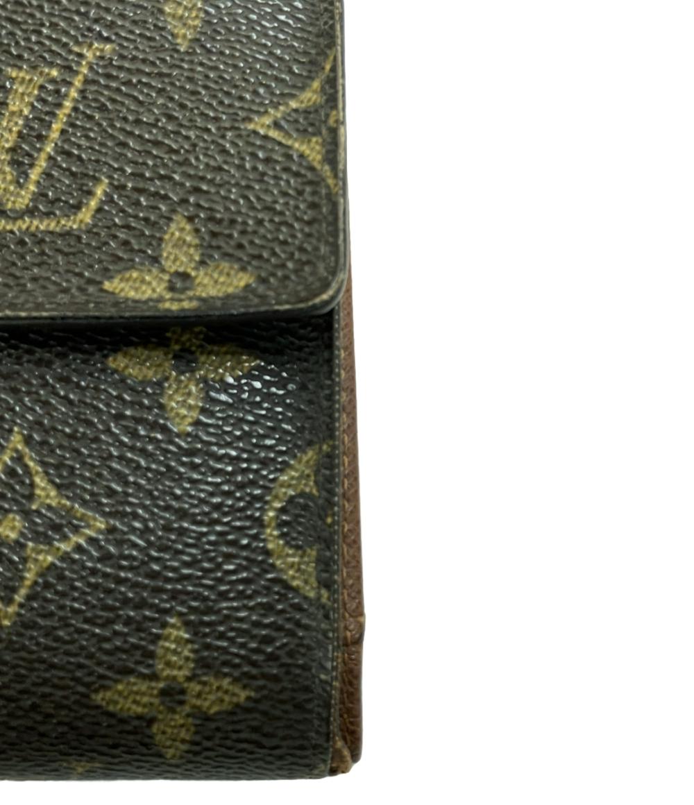 ルイヴィトン 三つ折り財布 ポルトトレゾール エテュイ パピエ モノグラム M61202【廃番】 メンズ LOUIS VUITTON