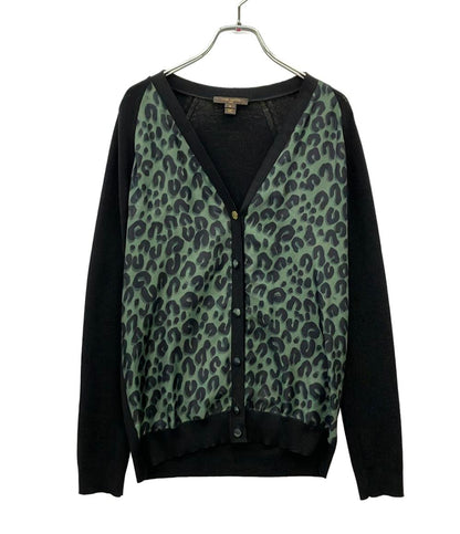 LOUIS VUITTON 長袖カーディガン レオパード レディース SIZE S ルイ・ヴィトン