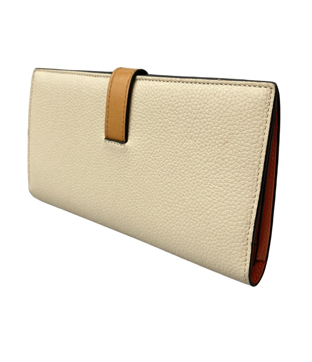 美品 ロエベ 二つ折り長財布 レディース LOEWE