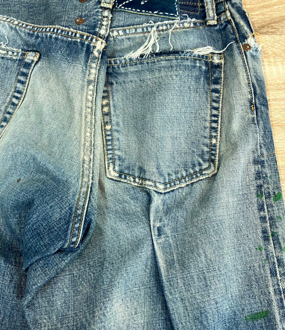 VISVIM ジャーニーマンクラッシュタックデニムパンツ ダメージ加工