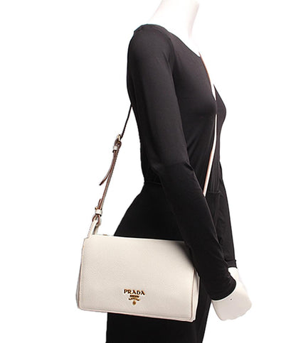 プラダ レザーショルダーバッグ ゴールド金具 ヴィッテロダイノレザー 1BH031 レディース PRADA