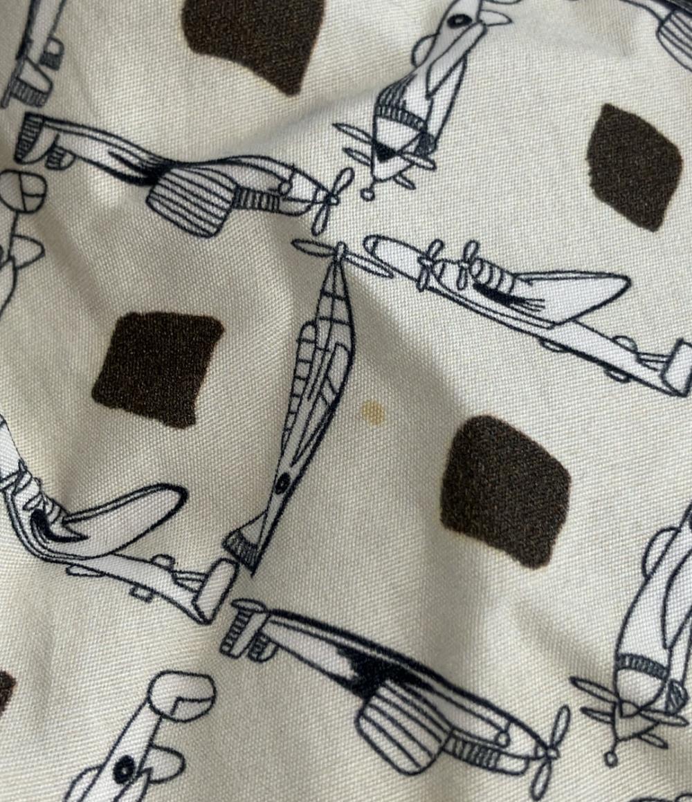 美品 ドルチェアンドガッバーナ フレアスカート 飛行機柄 レディース SIZE 44 (L) DOLCE&GABBANA