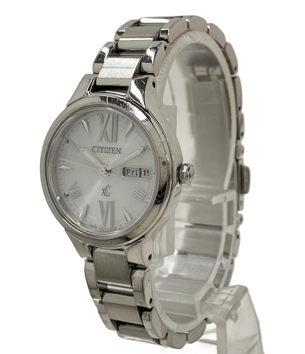 【スケ】箱なし 稼働品 CITIZEN XC クロスシー 腕時計 シルバー XC シチズン 腕時計 CITIZEN 時計 クロスシー xC レディース
