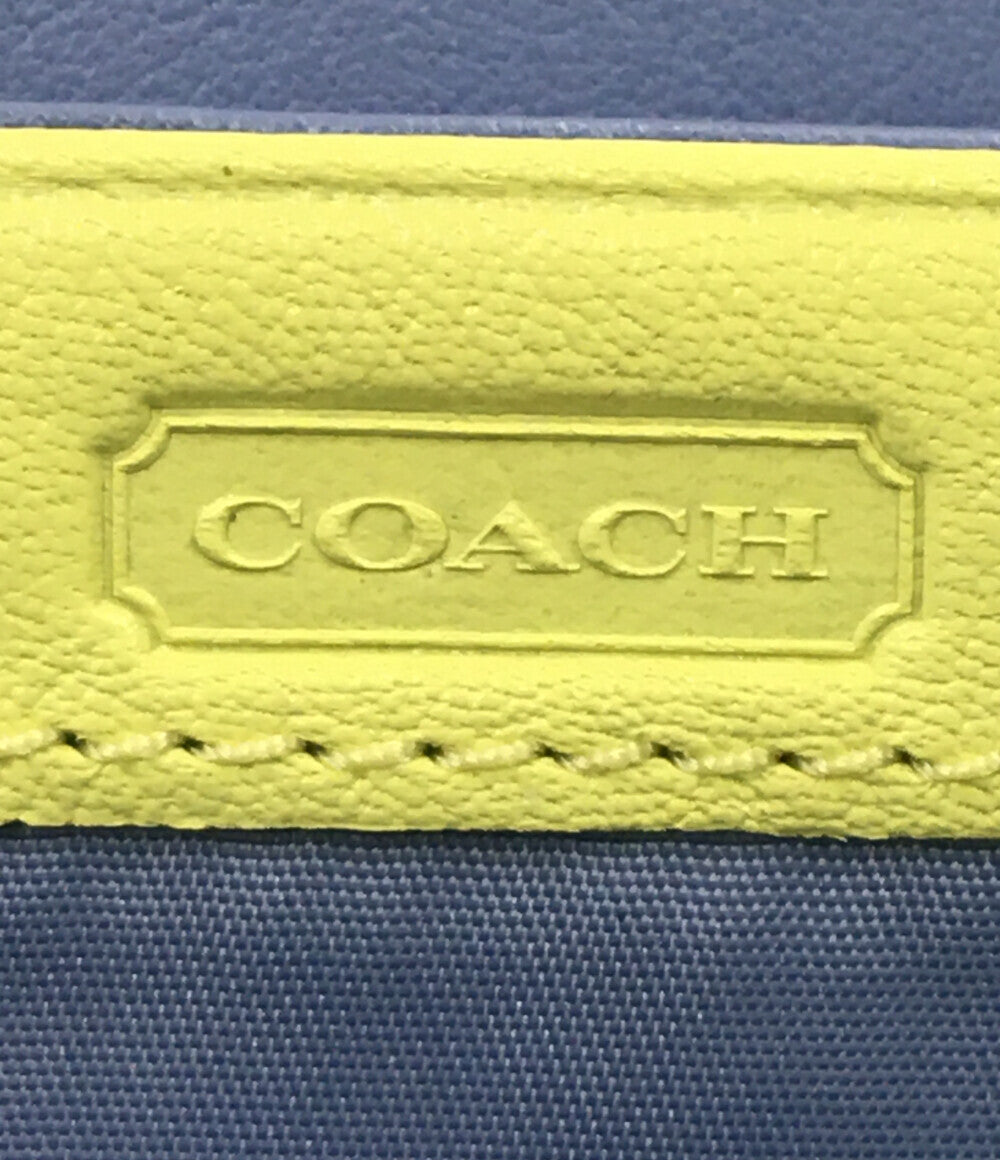 コーチ 美品 ラウンドファスナー長財布      レディース  (ラウンドファスナー) COACH