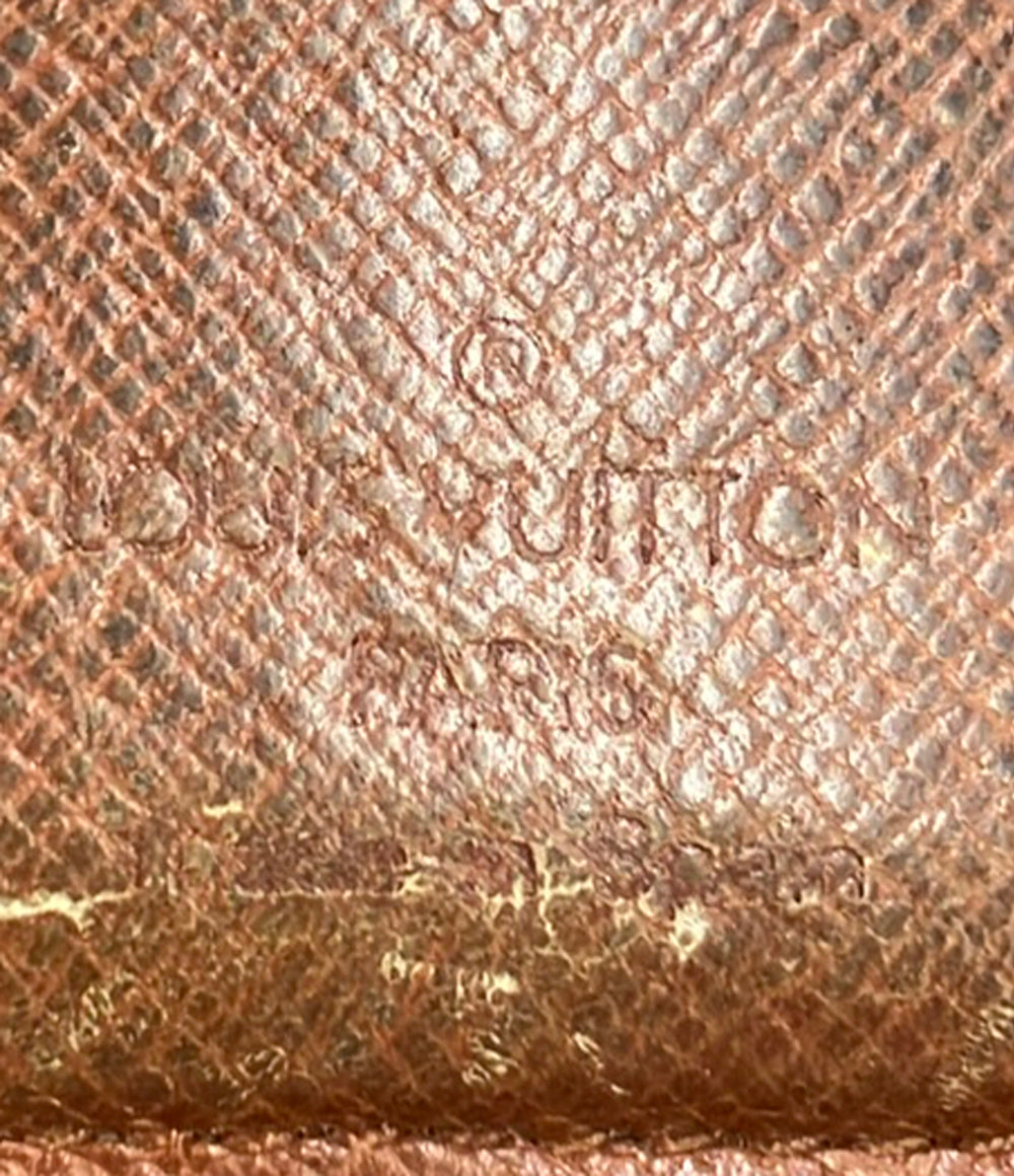 訳あり LOUIS VUITTON 二つ折り財布 ポルトフォイユ マルコ モノグラム M61675 メンズ ルイ・ヴィトン