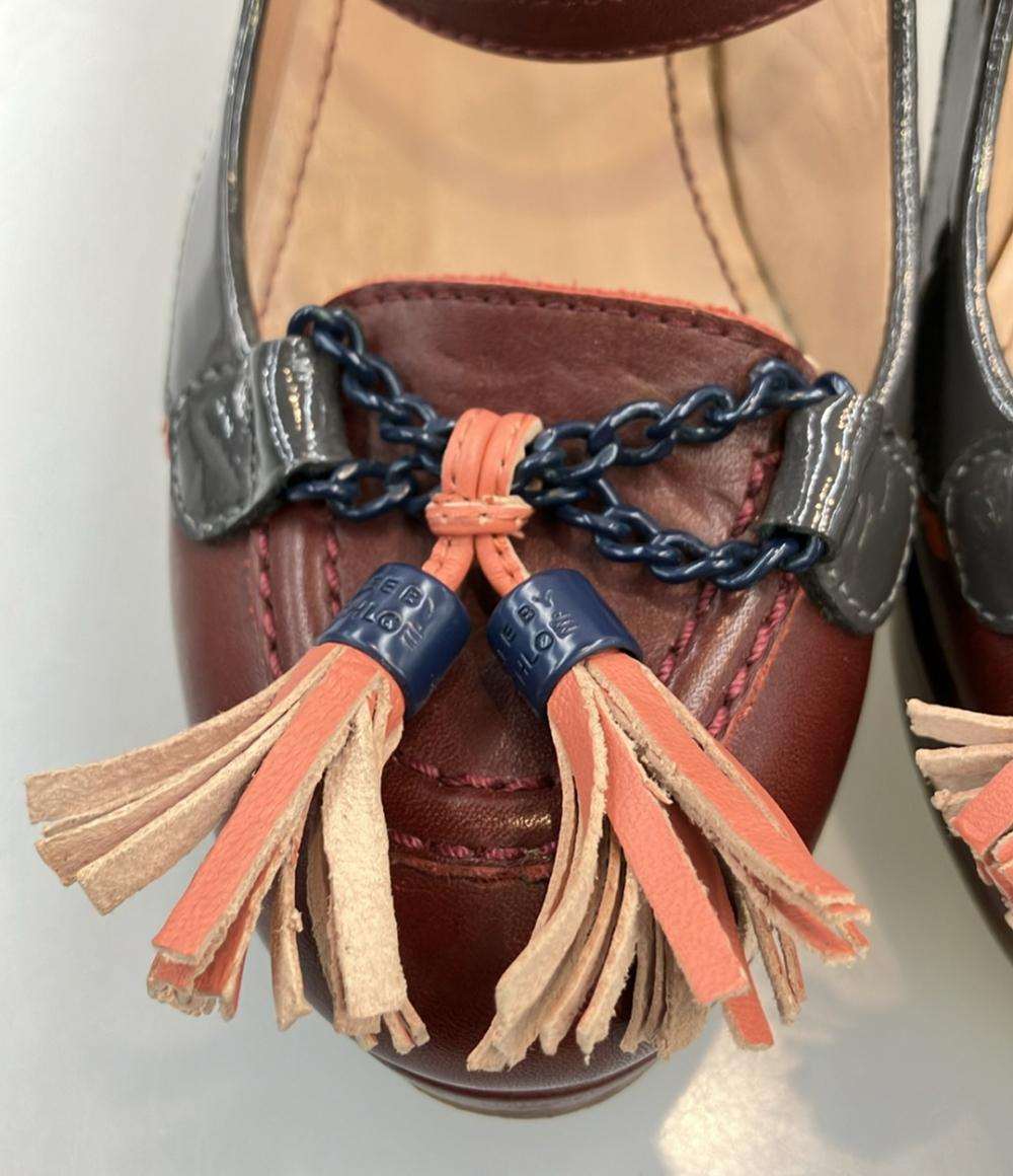 SEE BY CHLOE プラットフォームパンプス タッセル ストラップ SEE BY CHLOE プラットフォームパンプス タッセル ストラップ