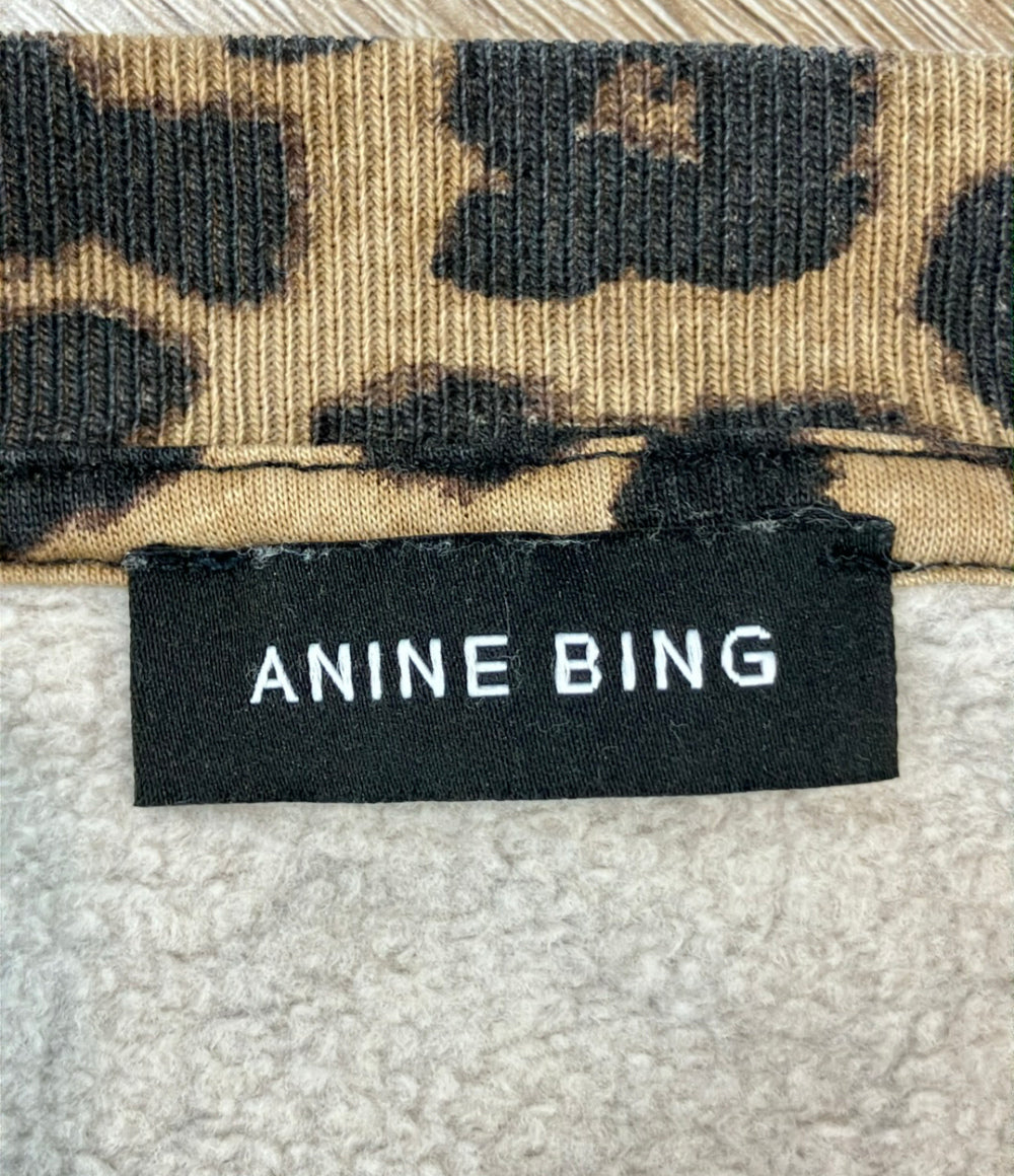 ANINE BING スウェット 長袖 MILES SWEATSHIRT  LEOPARD レディース SIZE XS アニン・ビン