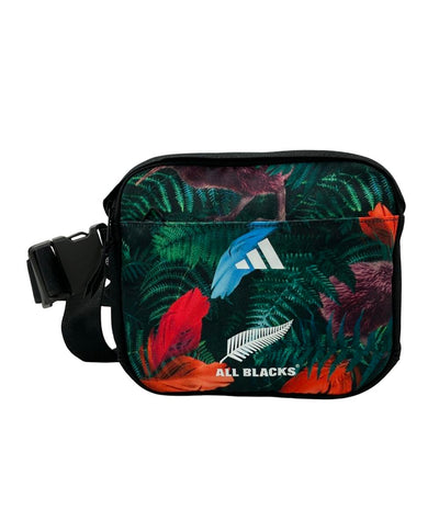 美品 adidas ボディバッグ オールブラックス クロスボディ ラウンジバッグ メンズ アディダス