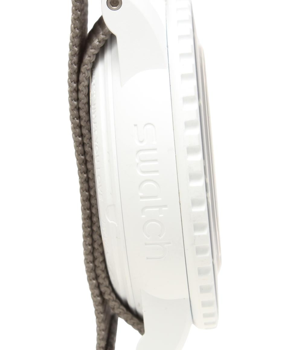 ブランパン スウォッチ 腕時計 Fifty Fathoms Collection Antarctic Ocean 自動巻き SO35N100 レディース Blancpain Swatch