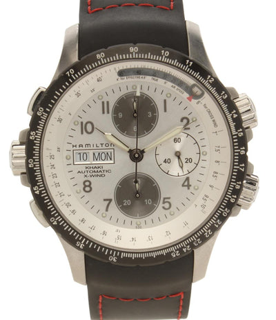 HAMILTON 腕時計 Xウインド X-wind カーキ 自動巻き シルバー H776260 メンズ ハミルトン