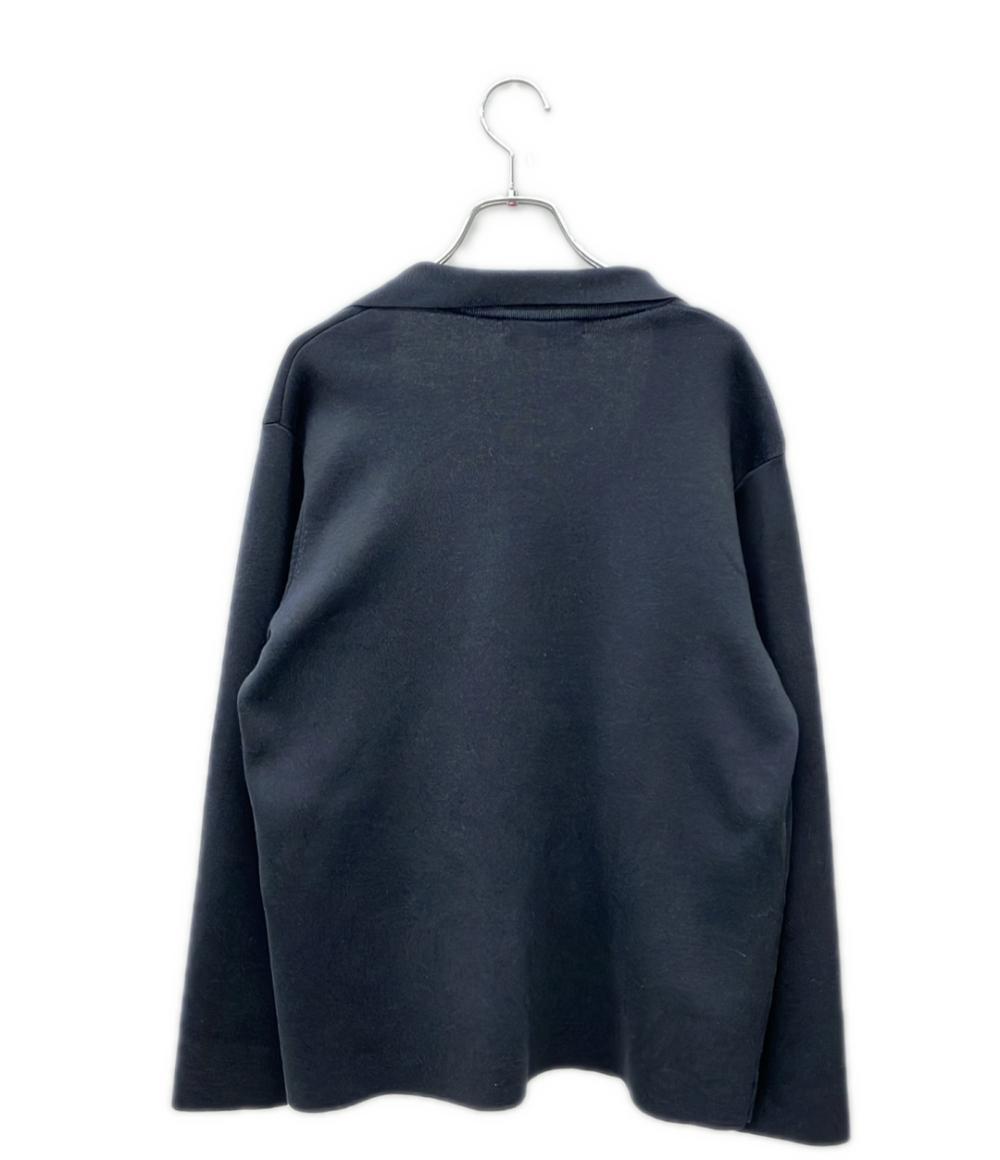 ebure コットンシルク ニットジャケット レディース エブール