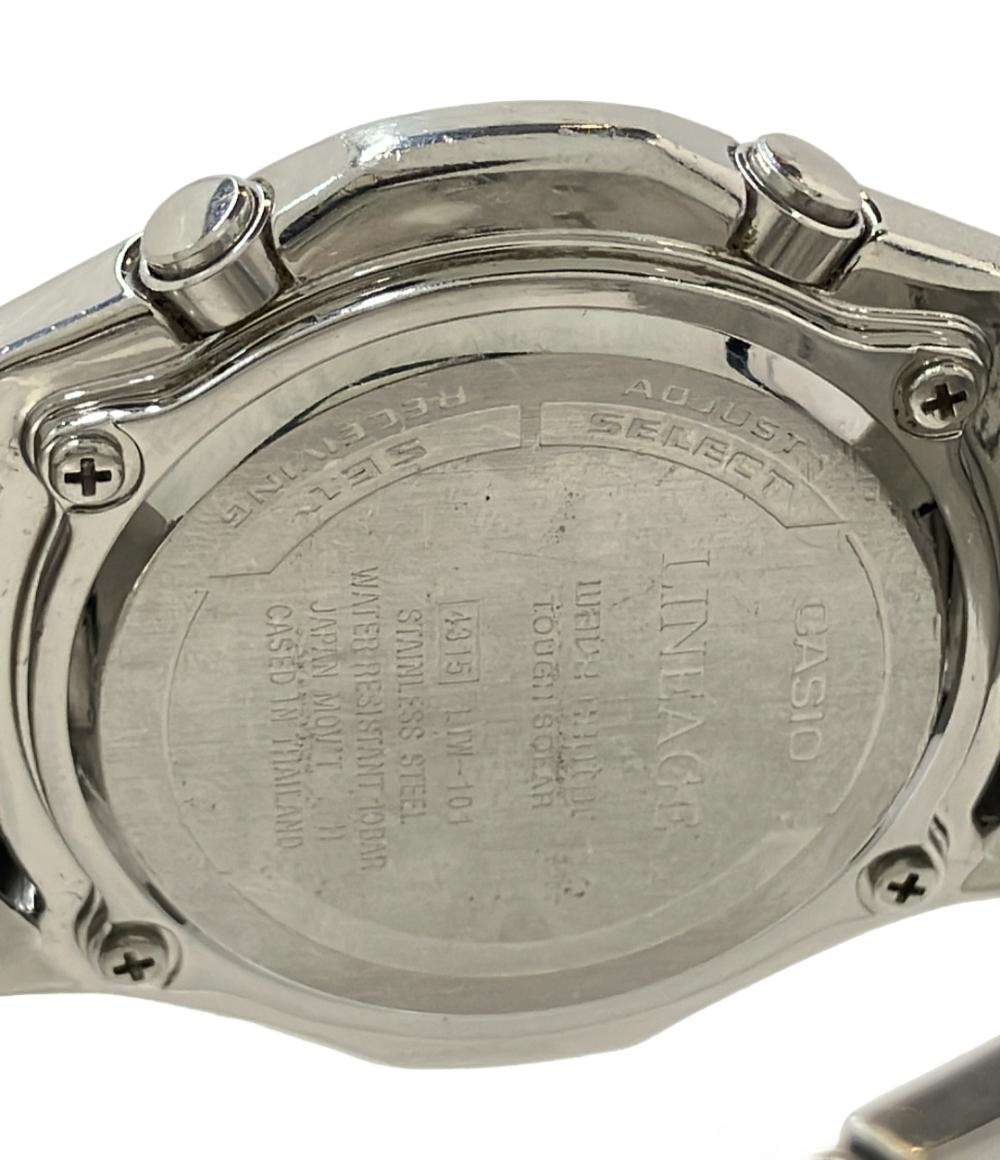 CASIO 腕時計 LINEAGE リニエージ ソーラー シルバー LIW-101 メンズ カシオ