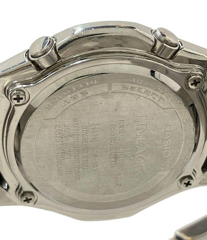 CASIO 腕時計 LINEAGE リニエージ ソーラー シルバー LIW-101 メンズ カシオ