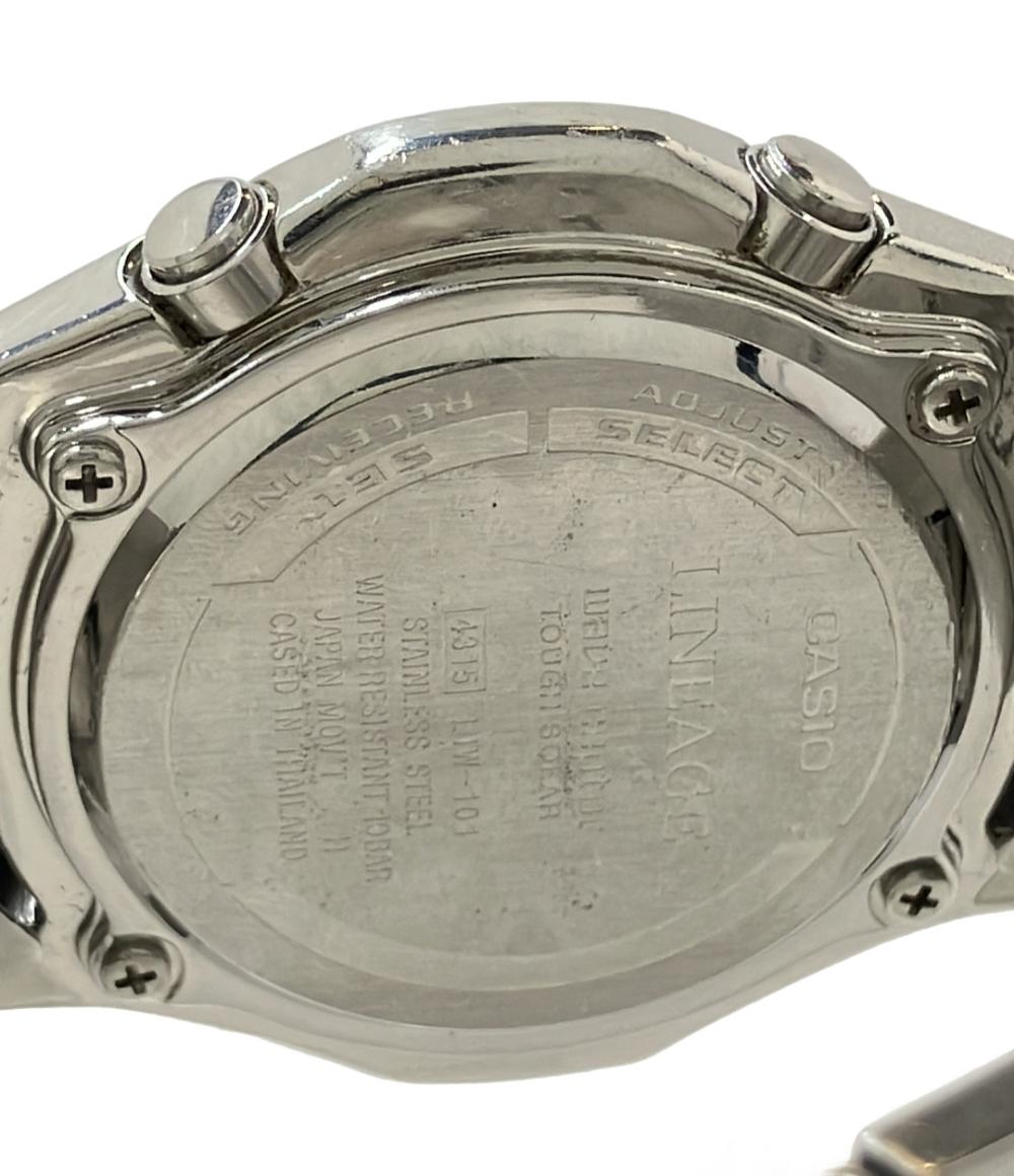 CASIO 腕時計 LINEAGE リニエージ ソーラー シルバー LIW-101 メンズ カシオ