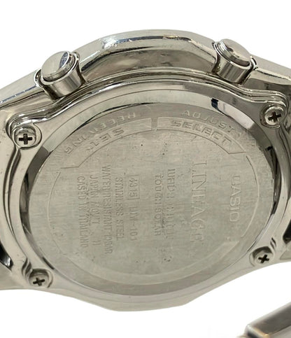 CASIO 腕時計 LINEAGE リニエージ ソーラー シルバー LIW-101 メンズ カシオ