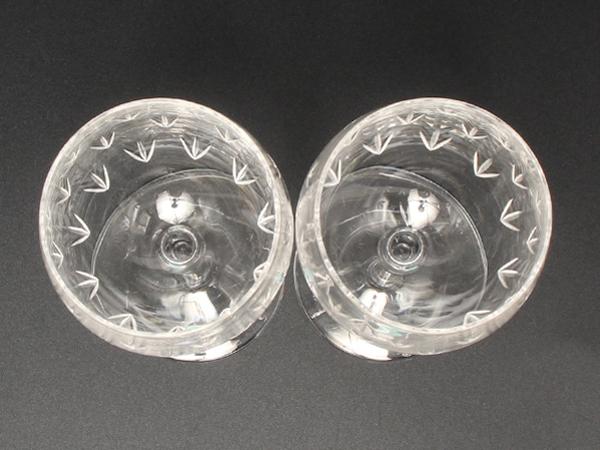 ティファニー ワイングラス 2点セット ペア フローレット TIFFANY&Co