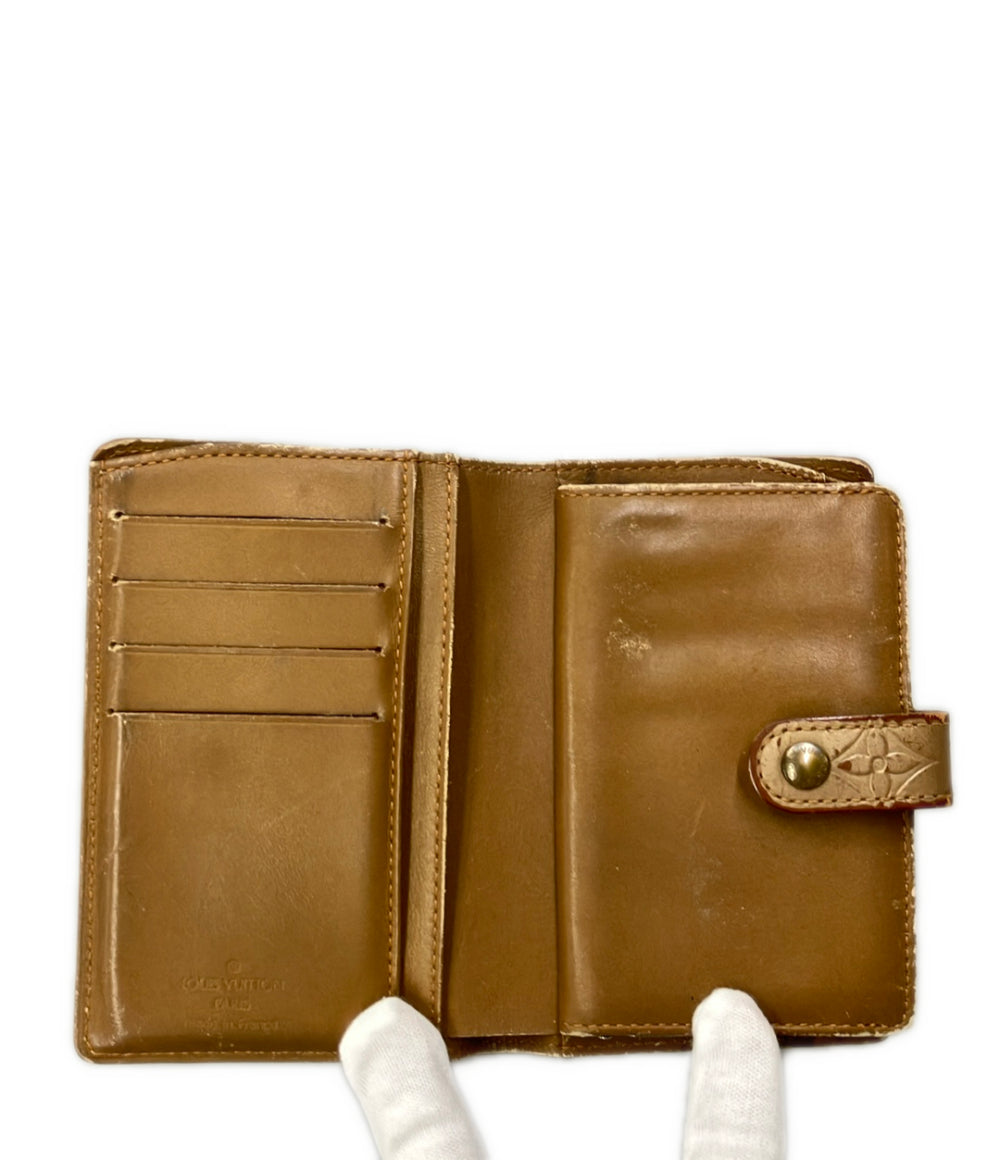 LOUIS VUITTON 二つ折り財布 ポルトモネ ビエ ヴィエノワ モノグラム ヴェルニ M91209 レディース ルイ・ヴィトン