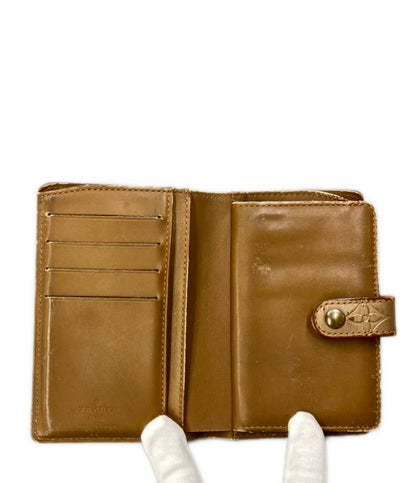 LOUIS VUITTON 二つ折り財布 ポルトモネ ビエ ヴィエノワ モノグラム ヴェルニ M91209 レディース ルイ・ヴィトン