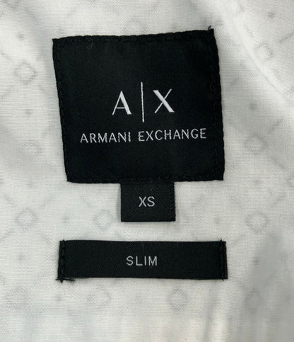 ARMANI EXCHANGE 長袖シャツ 総柄 ロゴ 3LZC25 ZNEAZ メンズ SIZE XS アルマーニエクスチェンジ
