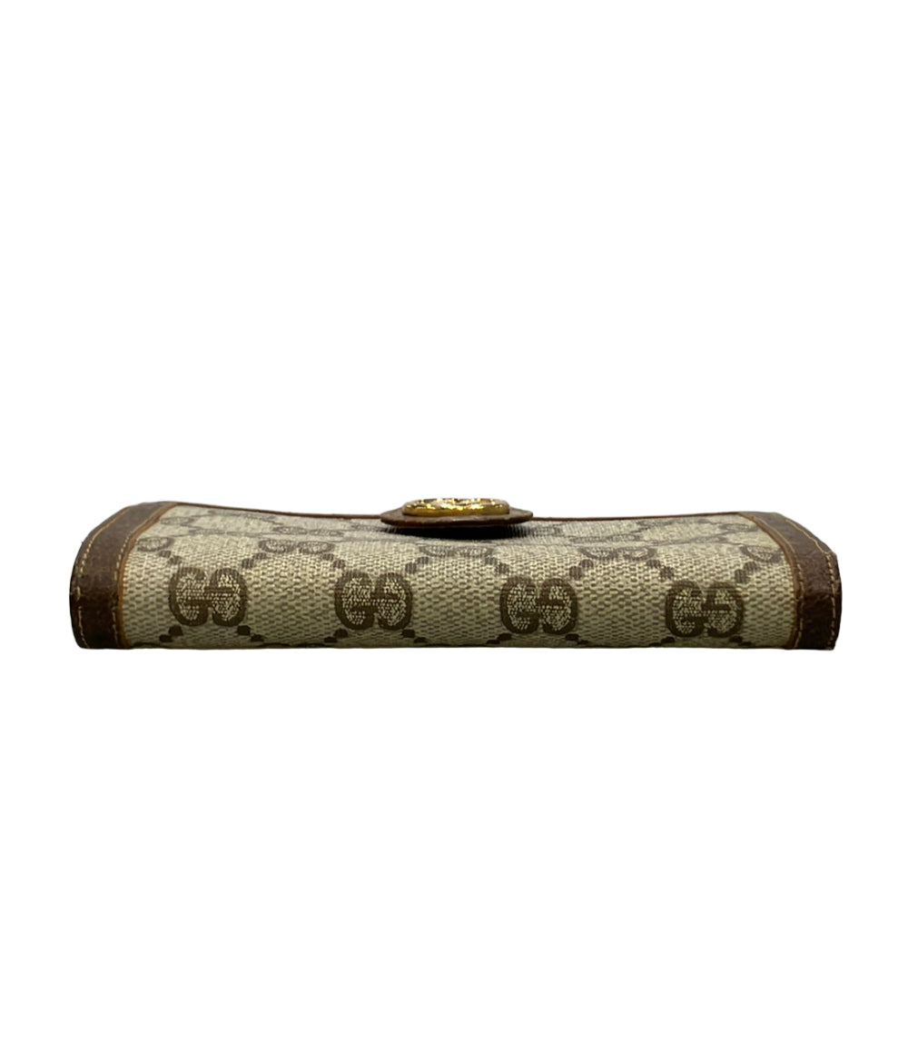 GUCCI 二つ折り財布 がま口 GGスプリーム レディース グッチ