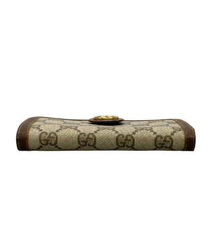 GUCCI 二つ折り財布 がま口 GGスプリーム レディース グッチ
