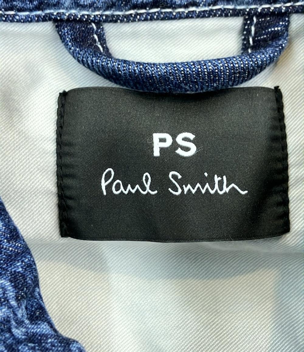 美品 PS Paul Smith デニムジャケット Laser Etched Dyeing PY-KQ-78129 メンズ SIZE M ピーエスポールスミス