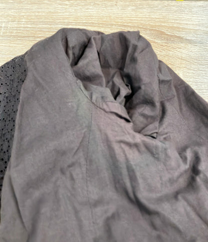 LOUIS VUITTON テーラードジャケット フリル パッチング レース レディース SIZE 36 (S) ルイ・ヴィトン