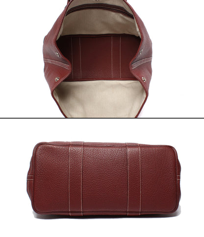 HERMES トートバッグ ハンドバッグ □P刻印 シルバー金具 ガーデンパーティPM レディース メンズ エルメス