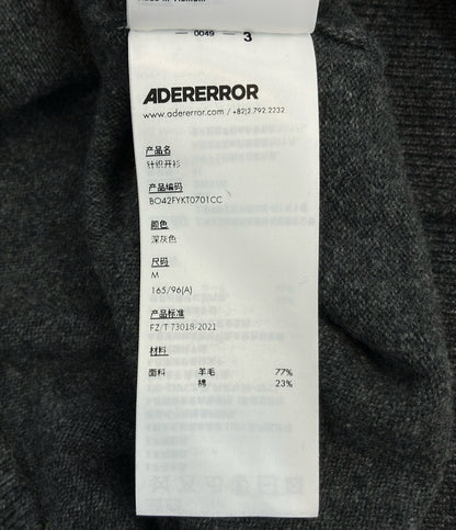 美品 ADER error 長袖 カーディガン メンズ SIZE M アーダーエラー