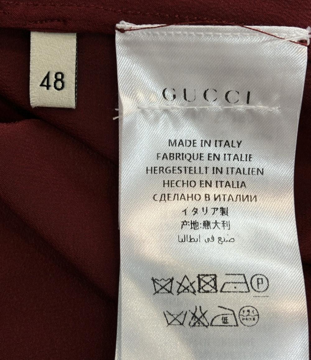 グッチ 長袖ブラウス 袖フリル レディース SIZE 48 (XL) GUCCI