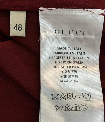 グッチ 長袖ブラウス 袖フリル レディース SIZE 48 (XL) GUCCI