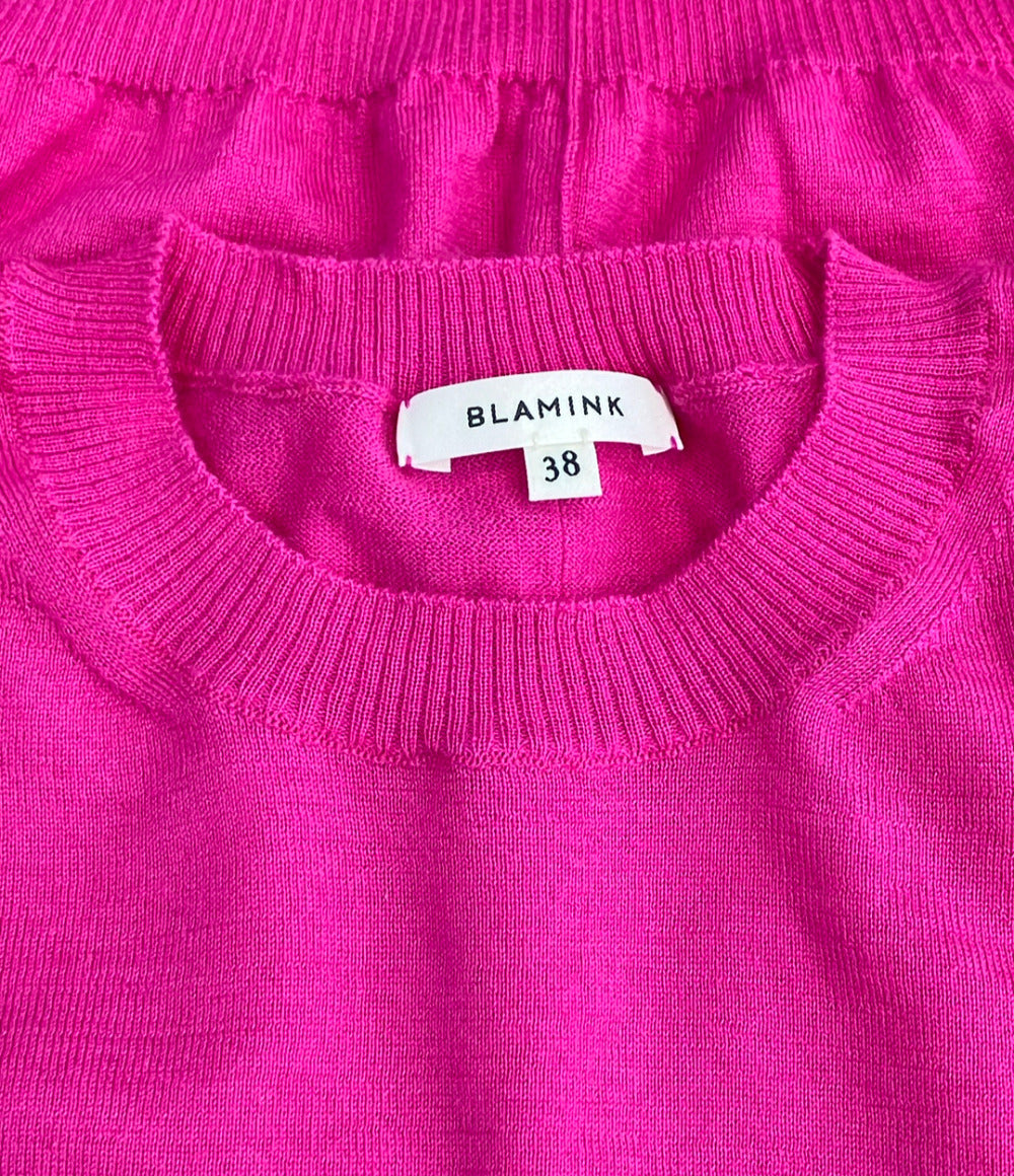 BLAMINK ノースリーブ ニット カシミヤ レディース SIZE 38 ブラミンク