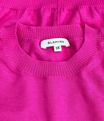 BLAMINK ノースリーブ ニット カシミヤ レディース SIZE 38 ブラミンク