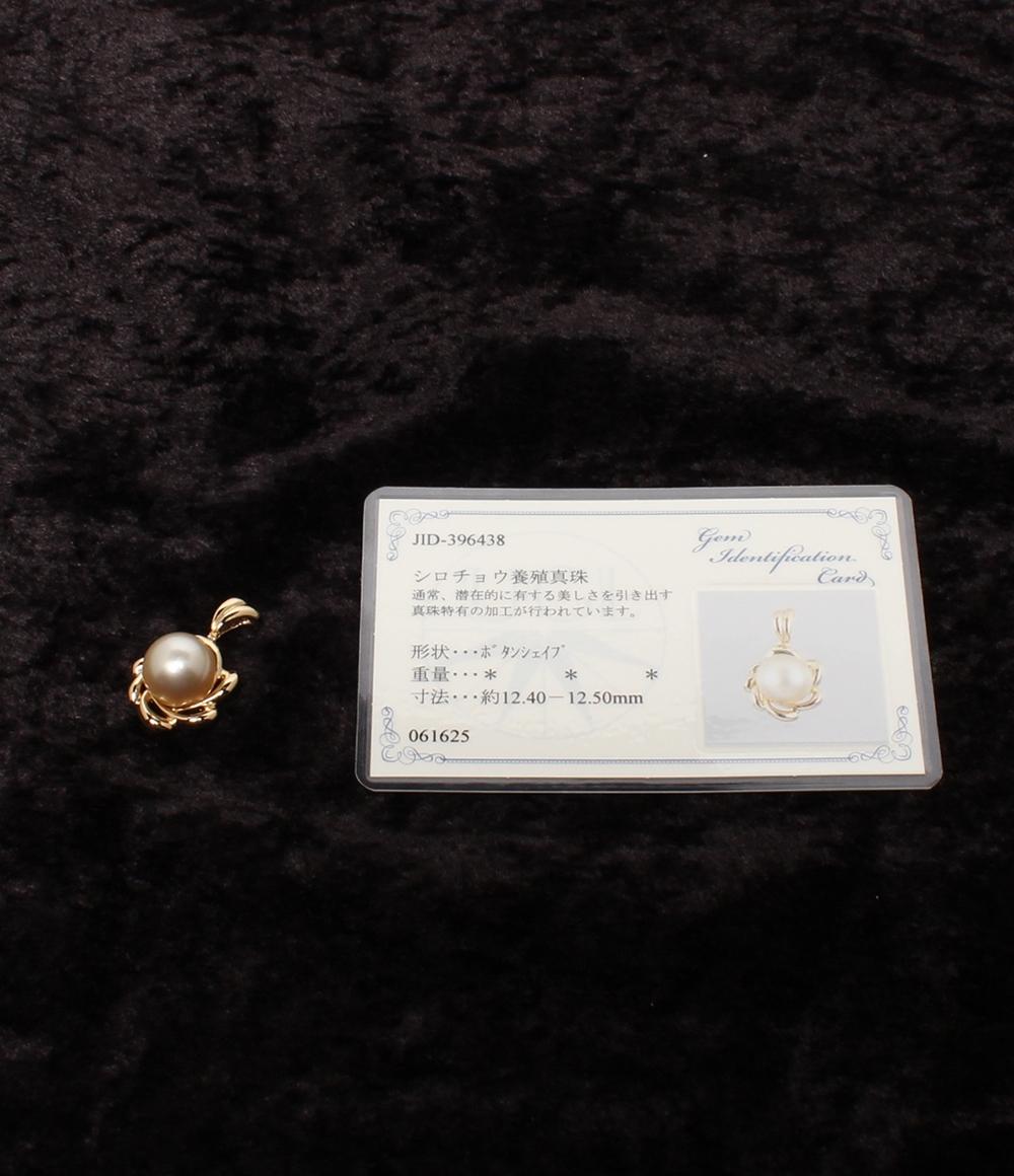 美品 タサキ ペンダントトップ K18 パール 12.4mm レディース TASAKI