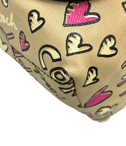 COACH トートバッグ グラフィティ コーティングキャンバス パテントレザー ポピー 16507 レディース コーチ