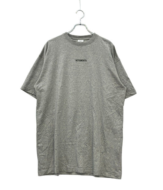 VETEMENTS 半袖Tシャツ オーバーサイズ バックロゴパッチ ue51tr540g メンズ SIZE S ヴェトモン