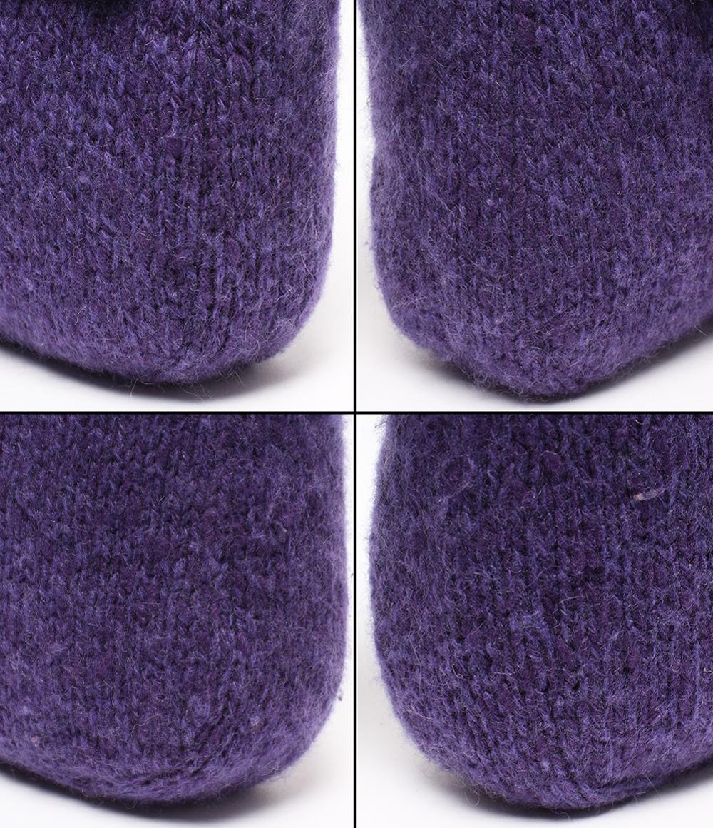 FENDI ショルダーバッグ ハンドバッグ 肩掛け ウールニット マンマバケット レディース フェンディ