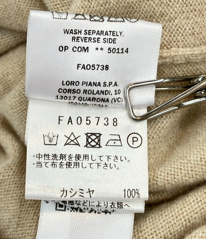 Loropiana クラシック・ポロ ベビーカシミヤ 長袖ニット FAO5738 レディース SIZE S ロロ・ピアーナ