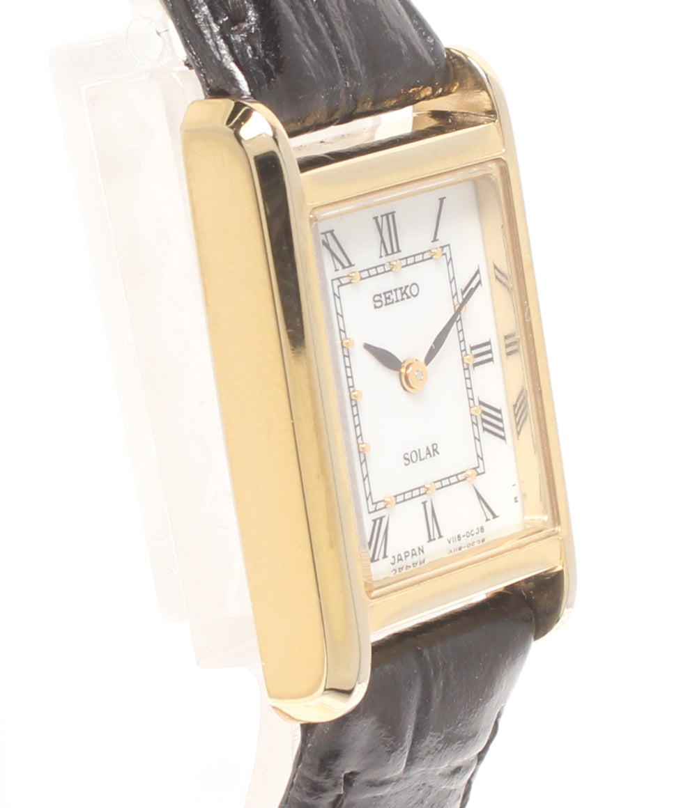 SEIKO 腕時計 ソーラー V115-0BD0 レディース セイコー – Rehello by