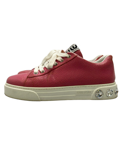 Miu Miu クラック加工ローカットスニーカー レディース SIZE 37 (23.5cm) ミュウ ミュウ