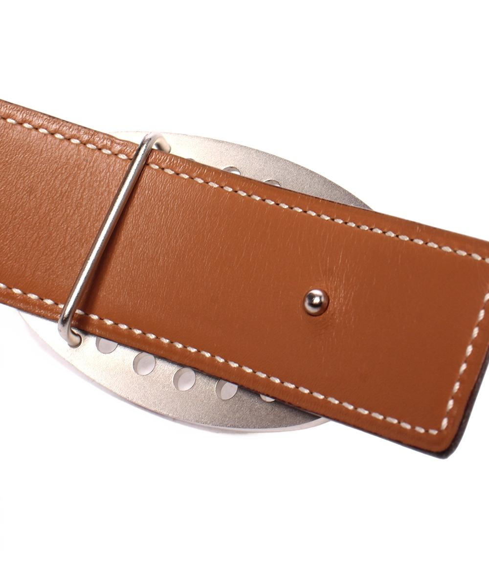 HERMES ベルト エブリンバックル リバーシブルベルト65 シルバー金具