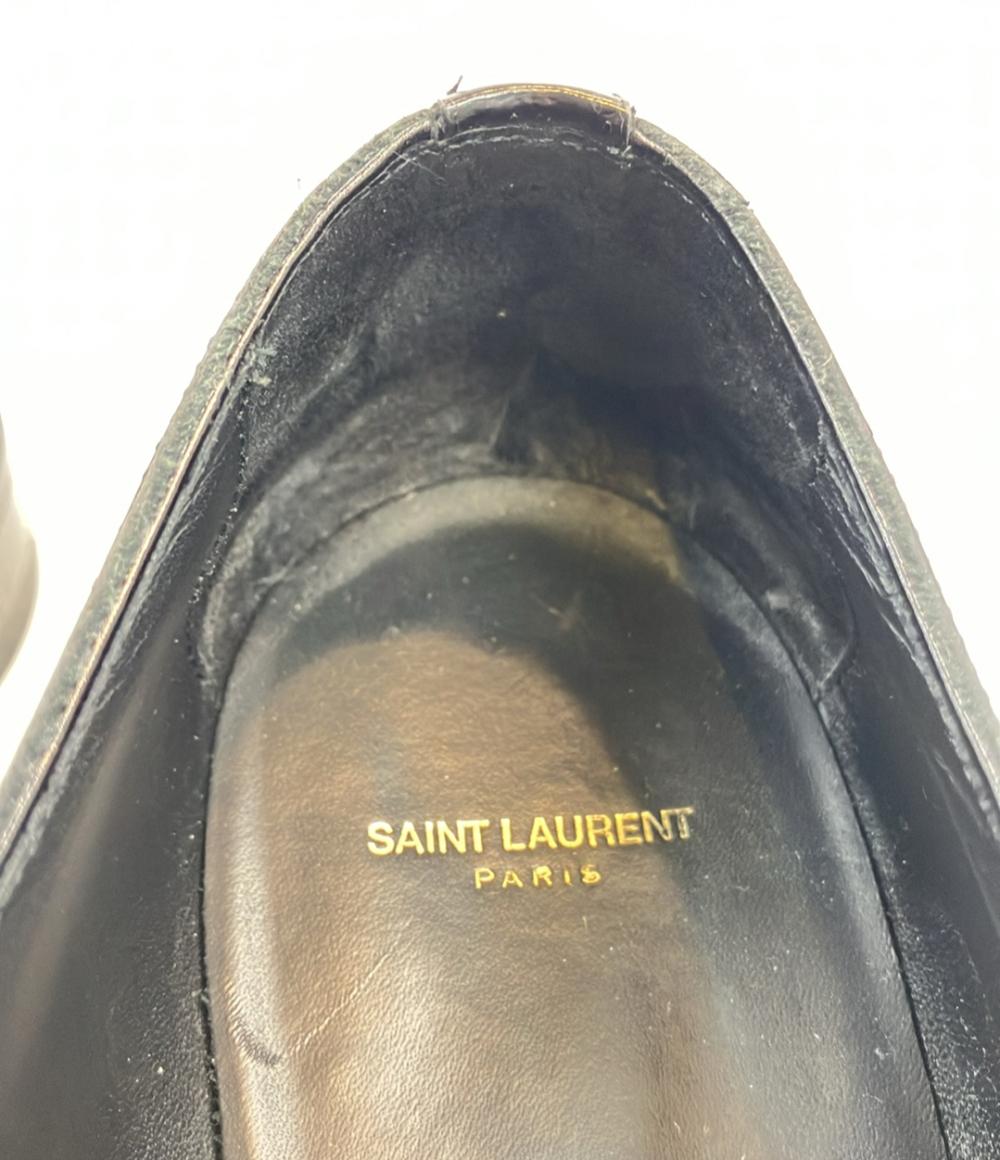SAINT LAURENT PARIS ダブルモンクストラップレザーシューズ レディース SIZE 37 1/2 (24.5cm) サンローランパリ